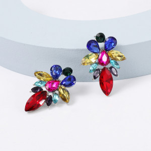 SIC MODA 5143 Retro Multicoloured SIC MODA Multicoloured Retro Earrings - Img 3