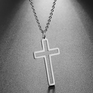 SIC MODA 5685A Stainless steel cross necklace - Img 5