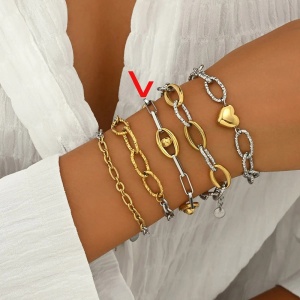 Sic Moda 6061 Two-coloured Stainless Steel Bracelet - Img 4