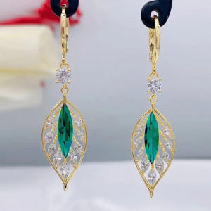 Sic Moda Leaf Earrings 5723B - Img 3