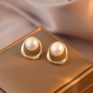 Sic Moda Pearl Earrings 5500 - Img 4