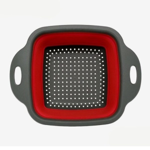 Strecurătoare pliabilă din silicon, 24 x 18 cm - Img 2