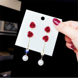 Trandafir Sic Moda 5477 rose earrings - Img 2
