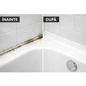 Bandă de etanșare autoadezivă anti-mucegai 38 mm x 3.25 m, PVC alb - Img 4