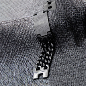 Brățară Bărbătesc din Inox chirurgical 316L — Negru - Img 3