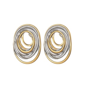 Cercei Damă din Inox chirurgical 316L — Argintiu