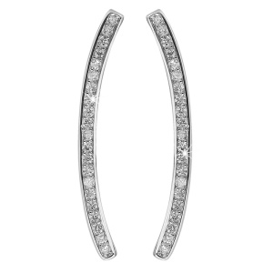 Cercei Ear Cuffs cu Zirconiu din Argint 925 - Fără Perforație