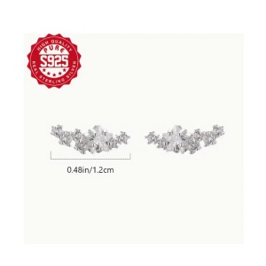 Cercei Eleganti cu Cristal, din Argint 925, Sic Moda 6099 - Img 3
