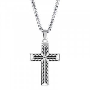 Colier Bărbătesc din Inox chirurgical 316L — Argintiu