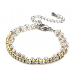 Elegant stainless steel bracelet SIC MODA 5650B - Img 1