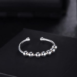 Inel Damă din Inox chirurgical 316L — Argintiu - Img 3