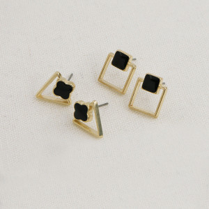 Minimalist earring set Sic Moda 5709 - Img 3
