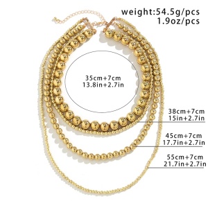 Necklace 4 rows SIC MODA 5939B - Img 4