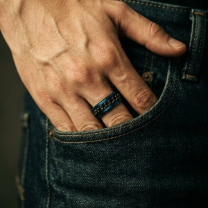 SIC MODA 4020 Stainless Steel Anti-stress Ring - Img 2