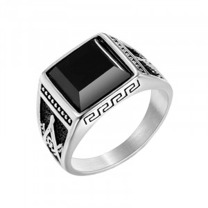 SIC MODA 5422 Men's Silver Titanium Ring SIC MODA 5422 - Img 1