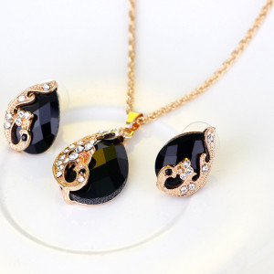 Sic Moda earrings and necklace set 4149 - Img 3