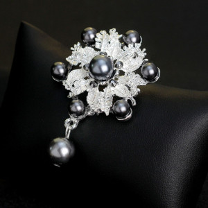 SIC MODA Flower Brooch 3843G - Img 2