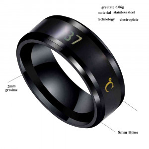 SIC MODA Stainless Steel Thermometer Ring