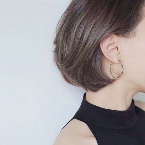 Titan Creole earrings SIC MODA 5390 - Img 2