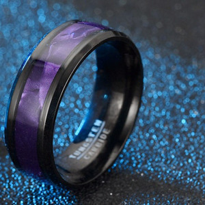Unisex tungsten ring 3808 - Img 2