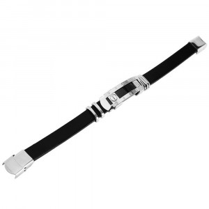 Brățară Bărbătesc din Inox chirurgical 316L — Argintiu - Img 2