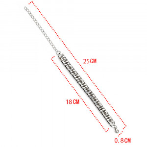 Brățară Bărbătesc din Inox chirurgical 316L — Argintiu - Img 5