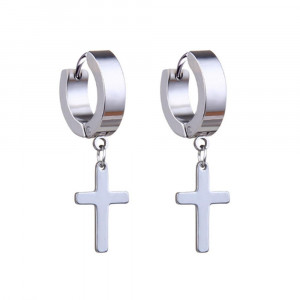 Cercei Damă din Inox chirurgical 316L — Argintiu