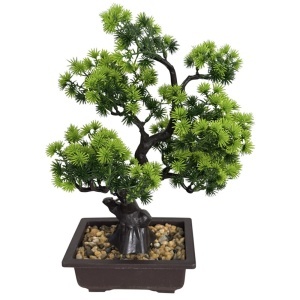 Ghiveci bonsai artificial decorativ, 35 x 28 cm - Img 2