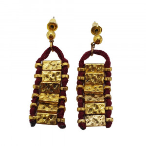 Golden Anchised Earrings 2768