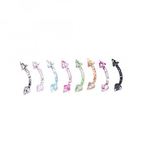 Piercing Damă din Inox chirurgical 316L — Argintiu