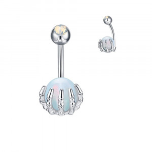 Piercing Damă din Inox chirurgical 316L — Argintiu - Img 2