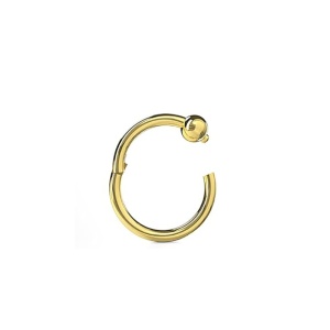 Piercing Damă din Inox chirurgical 316L — Auriu - Img 6