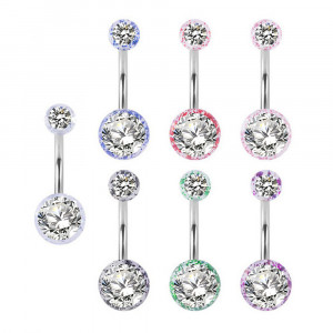 Piercing Damă din Inox chirurgical 316L cu cristal