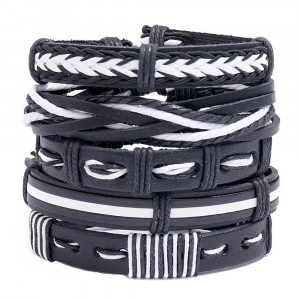 Set bijuterii Bărbătesc — Negru