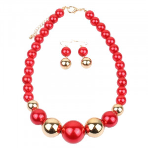 Set Colier si cercei Perle SIC MODA 5674C - Img 2