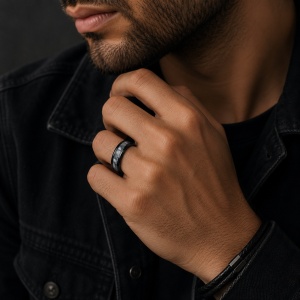 SIC MODA 3811 Unisex Stainless Steel Ring
