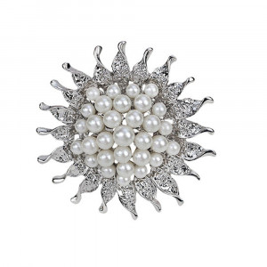 SIC MODA 3840A Flower Brooch - Img 1