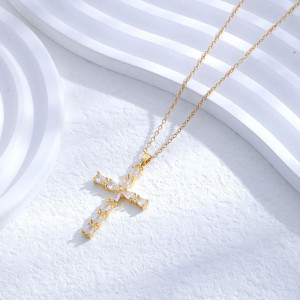 SIC MODA 5686A Stainless steel cross necklace - Img 3
