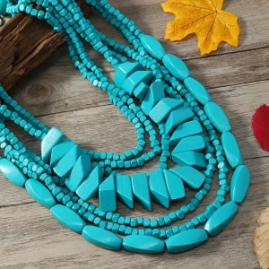 Sic Moda Bead Necklace 6038B - Img 7
