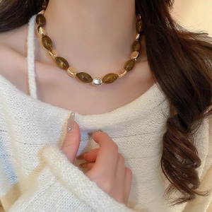 Sic Moda Bead Necklace 6042 - Img 4