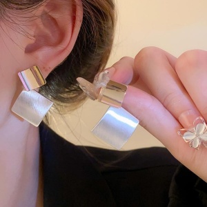Sic Moda Bicolour Earrings 5958 - Img 2