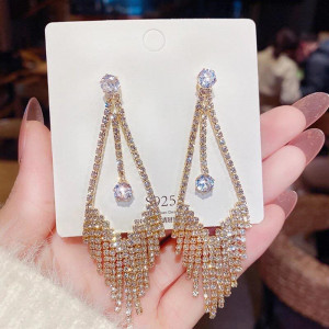Sic Moda Crystal Earrings 5705B - Img 3