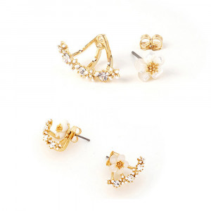 Sic Moda minimalist earrings 4160G - Img 4