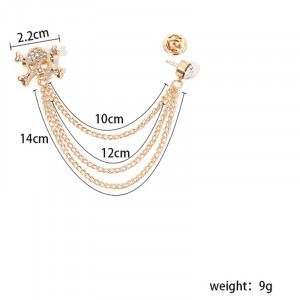 SIC MODA Skull Brooch 5161B - Img 2