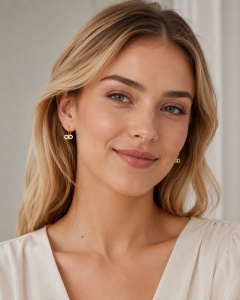 SIC MODA Stainless Steel Infinit Earrings