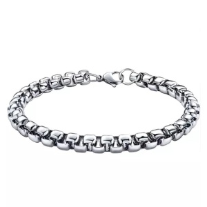 Brățară Bărbătesc din Inox chirurgical 316L — Argintiu