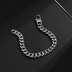 Brățară Bărbătesc din Inox chirurgical 316L — Argintiu - Img 3