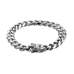 Brățară Bărbătesc din Inox chirurgical 316L — Argintiu