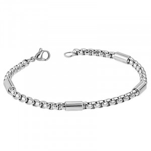 Brățară Bărbătesc din Inox chirurgical 316L — Argintiu