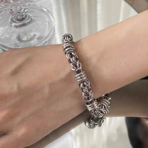 Brățară Damă din Inox chirurgical 316L — Argintiu - Img 5